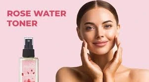 Rose water spray for glowing skin, hydrating and refreshing natural beauty treatment